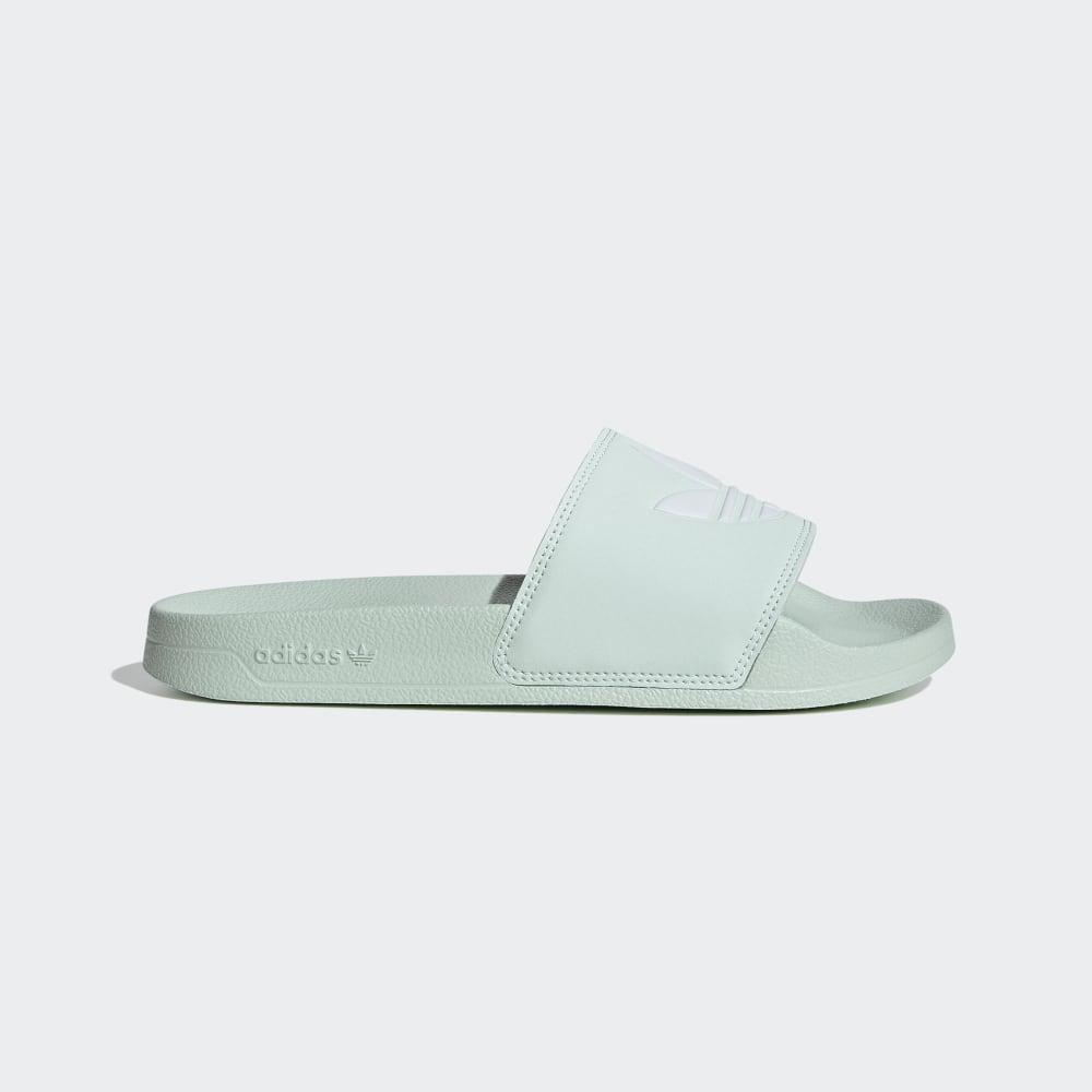 Papuci Adidas Adilette Lite Dama Romania - Gri Verzi/Albi FU9136